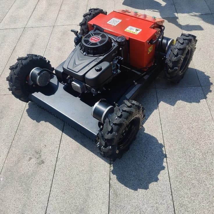 Remote controled lawnmower